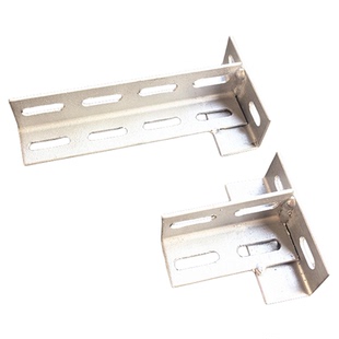 角钢立柱热镀锌角钢支架托架冲孔角钢接件含底座支撑托臂桥架立柱