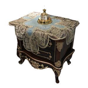 床头柜盖布欧式床头柜罩轻奢床头柜桌布美式蕾丝高级感高档防尘布