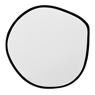 北欧小众高级化妆镜ins风不规则现代智能LED浴室镜壁挂创意装饰镜