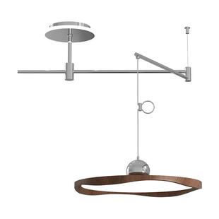 箭牌法式奶油风餐厅灯吊灯复古风2026新款卧室床头摇臂护眼吊线灯