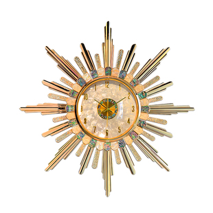 2025新款欧式轻奢挂钟客厅挂墙大气时钟表美式高级感艺术装饰家用