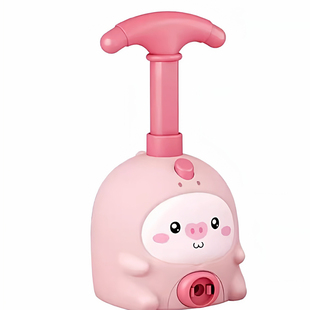 2026新款网红恐龙小猪空气动力车飞天气球车宝宝益智男孩儿童玩具