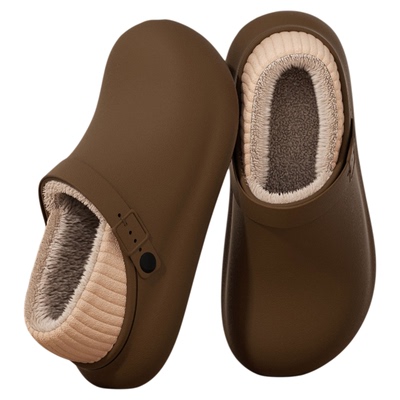 男士棉拖鞋2025新款冬包跟勃肯鞋