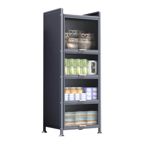 厨房置物架微波炉收纳柜子家用落地多层储物柜多功能橱柜餐边柜