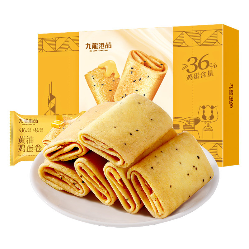 九龙港品香港特产黄油鸡蛋卷