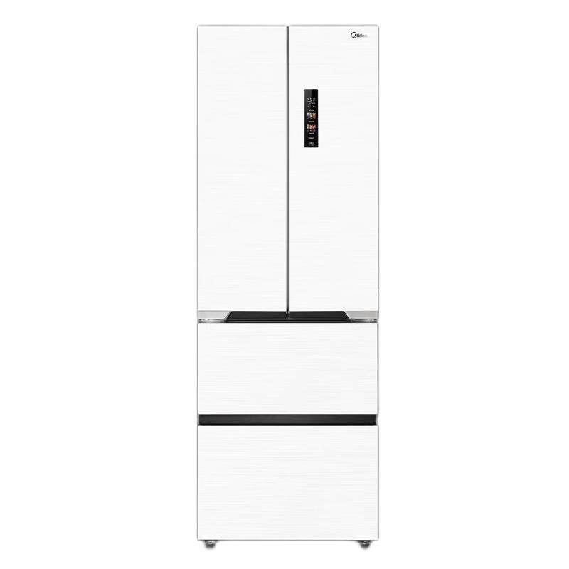 美的421法式冰箱以旧换新补贴超薄零嵌入式风冷无霜变频一级能效