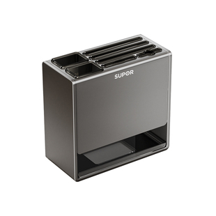 苏泊尔刀架置物架台面菜刀厨房壁挂式刀具筷子筒一体多功能收纳架