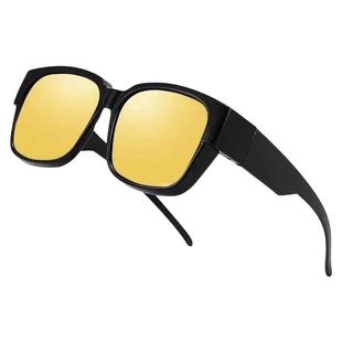 防远近光灯夜视镜日夜两用开车专用夜间驾驶骑行夹片近视套镜墨镜