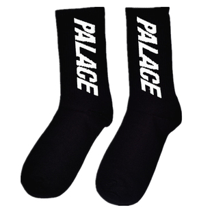 字母ins袜子长袜男女潮街头欧美高腰中筒网红潮春新socks