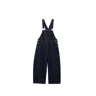 薄款休闲时尚宽松遮胯弯刀牛仔裤