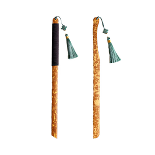 问心堂文房裁纸刀宣纸专用梅妃竹刀毛笔练习纸宣纸刀毛边纸皮纸手工切纸刀传统云湘妃竹刀竹片犀利不伤手实用