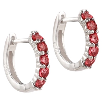 SPECIAL欧美风石榴石耳钉