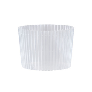 一次性塑料奶茶杯套909598口径纸杯咖啡杯防水防烫防滑透明注塑杯