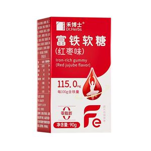 禾博士富铁软糖红枣味即食独立装