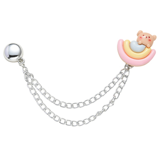 磁吸扣链条儿童防拖地神器女童男童长裤腿改短固定裤子太长调节扣