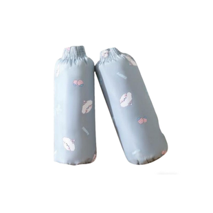 可爱防水套袖办公画画秋冬加大棉服厨房男女工作护袖头筒家务清洁