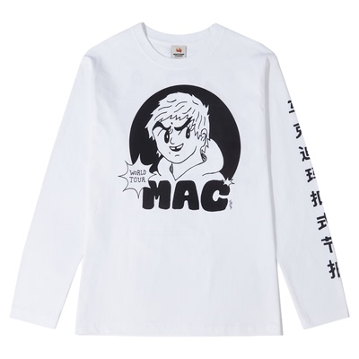 fRUITYSHOP｜MAC DEMARCO亚洲巡演长袖 乐队新款T恤