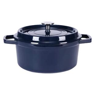 外贸欧式珐琅铸铁锅炖锅汤锅18-26无涂层双耳焖煮烤锅明火电磁炉