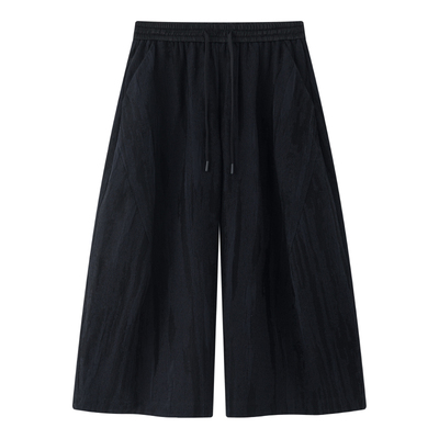 CHICJOJO提花抽绳休闲裙裤