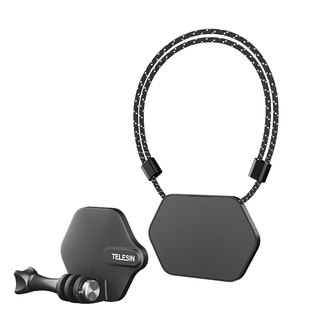 泰迅挂脖支架适用gopro13/12/11磁吸挂脖支架大疆action6/5pro/3/4运动相机insta360x5胸前支架第一人称视角