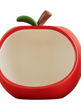 平安喜乐苹果收纳摆件