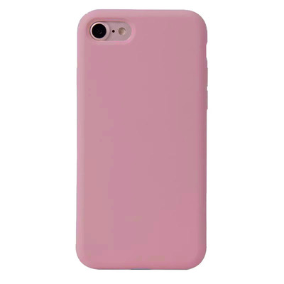 适用iPhone7手机壳苹果7Plus液态硅胶iPhone8简约SE二代纯色SE3防摔苹果iPhone8Plus保护套8全包iphoneSE2壳
