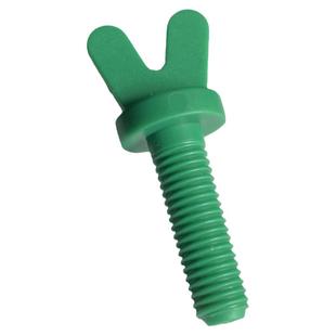 m8塑胶pp蝶形螺丝m6手拧塑料羊角螺栓螺母V型头pcb耐腐蚀酸碱高温