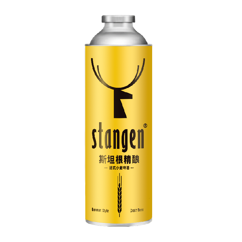 stangen/斯坦根精酿经典12度小麦果香白啤酒980ml*1桶装花香浓郁
