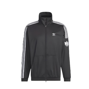 阿迪达斯三叶草外套男女情侣款春季三条纹防风休闲夹克正品JL8396