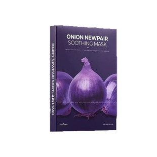 韩国isntree紫洋葱面膜补水保湿温和修复改善暗沉淡痘印凉感弹性