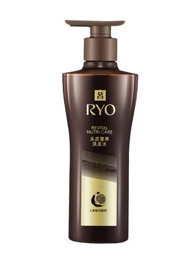 【淘宝秒杀】RYO黑金吕洗发水洗发液滋养洗头水洗发露官方正品