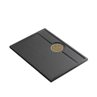 茶桌茶盘嵌入式面板乌金石大理石火烧石盖板定制茶台内嵌石板石盘