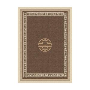 新中式地垫入户门垫定制家用客厅地毯进门玄关脚垫大门口垫子防滑