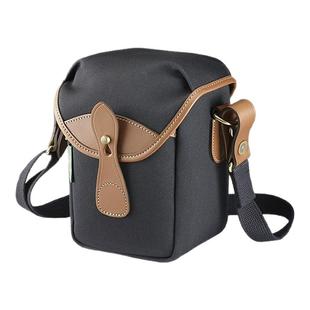 Billingham/白金汉 72摄影包 单反相机腰包/斜挎包/单肩包 新品黑色帆布英国原装进口纯手工制作生日礼物