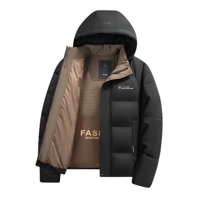 石墨稀冬季男士加厚棉衣短款新款羽绒棉爸爸休闲保暖外套棉服冬装