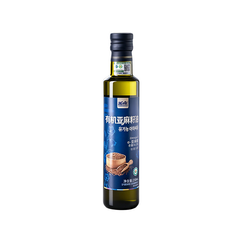 延小食有机亚麻籽油Omega3食用油