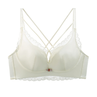 加厚超厚特厚8CM厘米小胸聚拢内衣女显大aa杯黑色增厚款平胸文胸