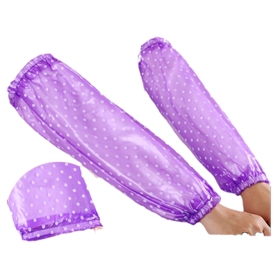 pvc防水袖套成人长款厨房透明