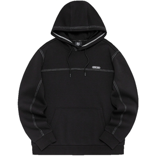 鸿星尔克卫衣男春秋男士运动休闲宽松套头连帽卫衣男款上衣帽衫男