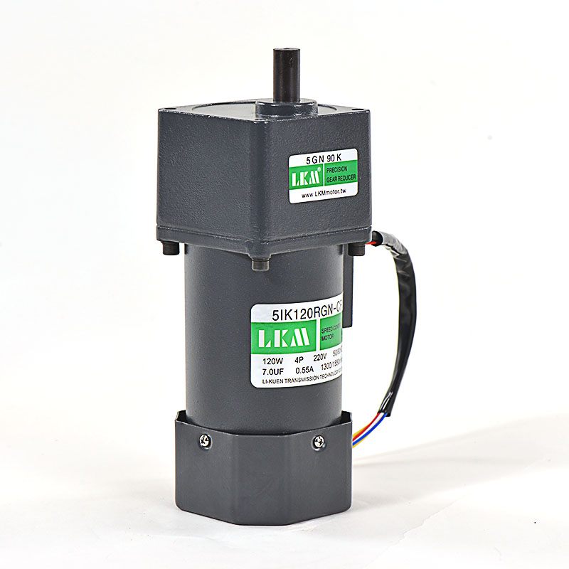 LKM精密齿轮减速电机单相交流调速器减速电机60W120W200Wu.