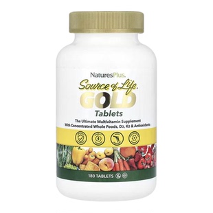 NaturesPlus复合维生素补充物均衡营养综合型成人抵抗力提升矿物