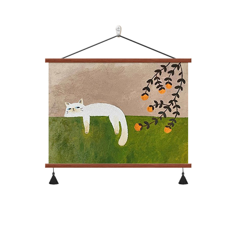 中古风餐厅装饰画电表箱遮挡挂画