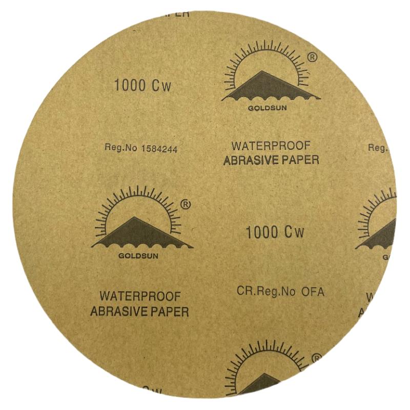 金太阳圆形碳化硅1000目水砂纸