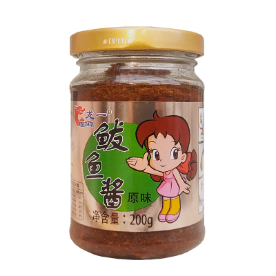 青岛龙一鲅鱼酱海鲜鱼肉酱200g装