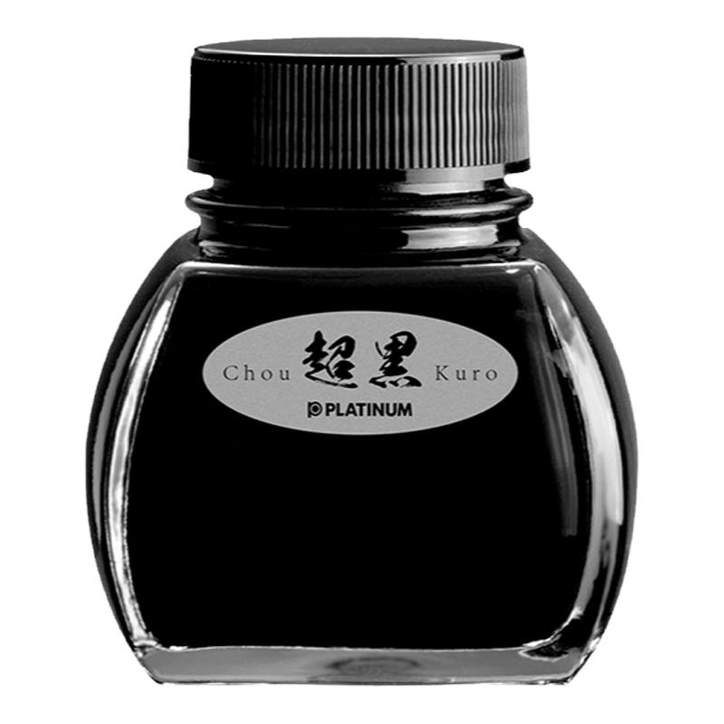 PLATINUM旗艦店 日本白金INKC-1500碳素墨水INKC-5000黑色防水顏料墨水鋼筆萬年筆墨水簽名檔案墨水不易暈染