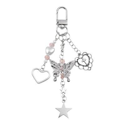 挂件韩系ins风小挂件爱心五角星