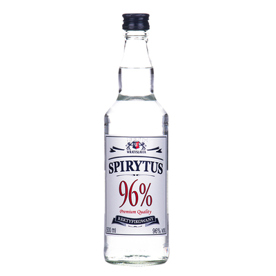 【生命之水】伏特加96度原味500ml波兰进口小鸟伏特加高度烈酒