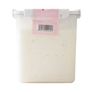 新疆天润益家方桶酸奶大桶装2kg水果捞原味浓缩风味老酸奶方桶