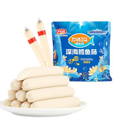力诚深海鳕鱼肠323g鱼肠休闲零食