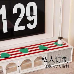 电视柜桌垫进门玄关鞋柜垫轻奢高级感防水防油餐边柜垫子天津地毯